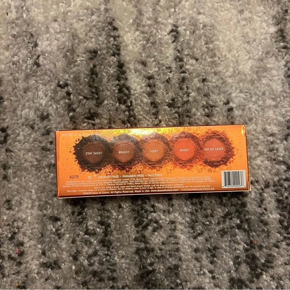 Dose of Colors Sassy Siennas Palette NEW